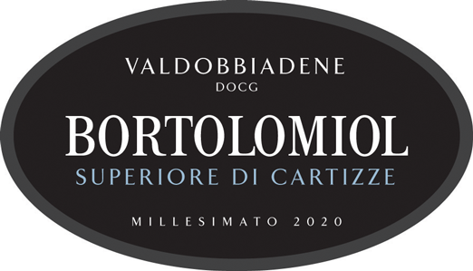 Etichetta del vino Valdobbiadene Superiore di Cartizze Dry 2020